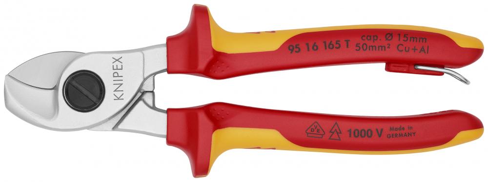 6 1/2" Cable Shears-1000V Insulated, Tethered Attachment