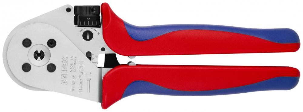 9" Crimping Pliers - Four-Mandrel For Turned Contacts