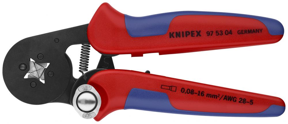 7" Self-Adjusting Crimping Pliers For Wire Ferrules