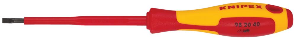 Slotted Screwdriver, 4"-1000V Insulated, 5/32" tip