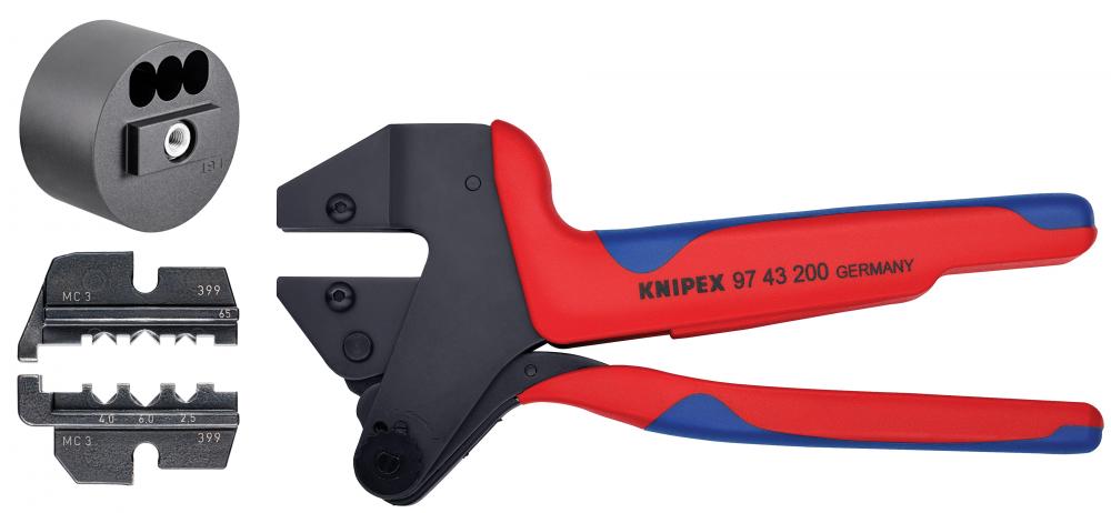 10 1/2" Crimp System Pliers and Crimp Die: Solar Connectors for MC3 Multi Contact& Locator