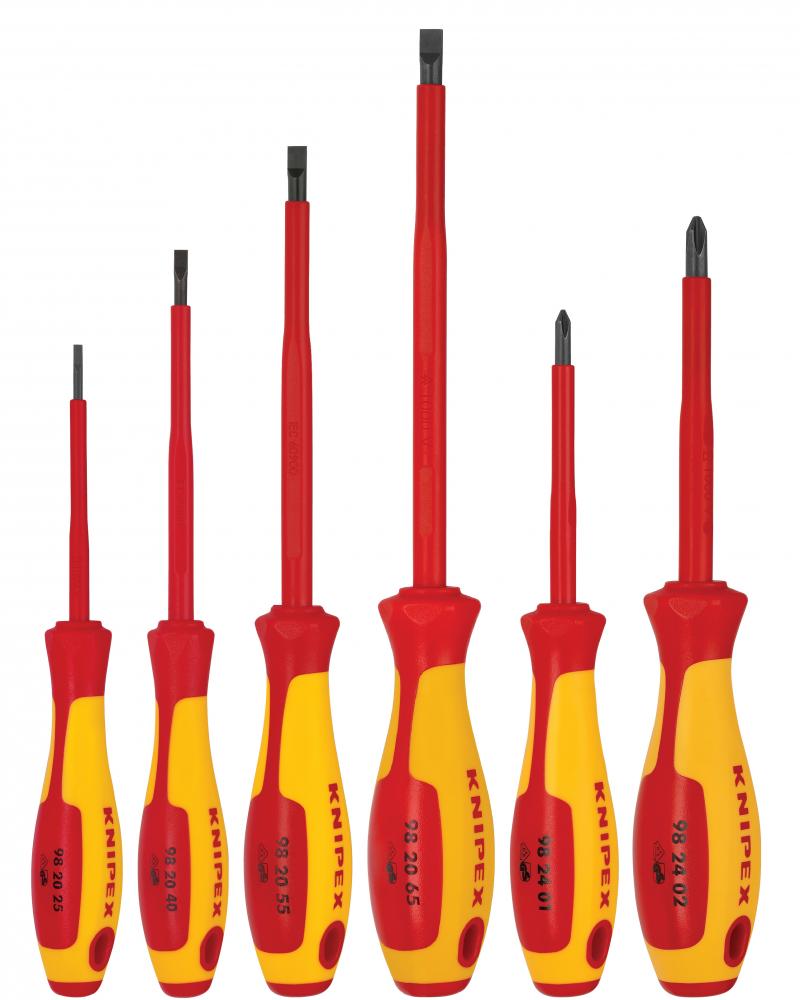 6 Pc Screwdriver Set-1000V Insulated