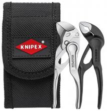 Knipex Tools 00 20 72 V04 XS - 2 Pc Mini Pliers Set XS in Belt Pouch
