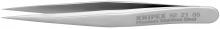 Knipex Tools 92 21 05 - 2 3/4" Premium Stainless Steel Gripping Tweezers-Needle-Point Tips