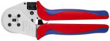 Knipex Tools 97 52 65 - 9" Crimping Pliers - Four-Mandrel For Turned Contacts