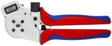 Knipex Tools 97 52 65 DG - 10 3/4" Digital Crimping Pliers - Four-Mandrel For Turned Contacts