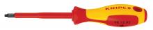 Knipex Tools 98 12 02 - Square Drive Screwdriver, 4"-1000V Insulated, R2