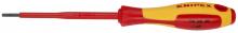 Knipex Tools 98 20 30 - Slotted Screwdriver, 4"-1000V Insulated, 7/64" tip
