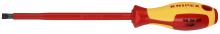 Knipex Tools 98 20 80 - Slotted Screwdriver, 7"-1000V Insulated, 5/16" tip