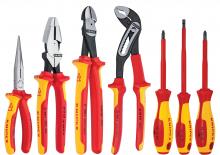 Knipex Tools 9K 98 98 26 US - 7 Pc Pliers/Screwdriver Tool Set in Tool Roll